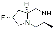 (3S,7R,8aS)-7-fluoro-3-methyloctahydropyrrolo[1,2-a]pyrazine Struktur