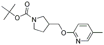 3-(5-Methyl-pyridin-2-yloxymethyl)-pyrrolidine-1-carboxylic acid tert-butyl ester Struktur