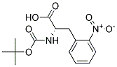 (2S)-2-[(tert-butoxycarbonyl)amino]-3-(2-nitrophenyl)propanoic acid Struktur