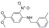 4-(3-Methyl-benzylamino)-3-nitro-benzoic acid methyl ester Struktur