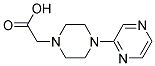 (4-pyrazin-2-ylpiperazin-1-yl)acetic acid Struktur