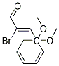 ALPHA-BROMO-1,1-DIMETHOXY-CINNAMALDEHYDE Struktur