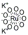 Potassium tetroxyruthenate Struktur