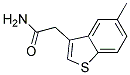 (5-METHYLBENZO(B)THIEN-3-YL)ACETAMIDE Struktur