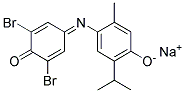 3,5-DIBROMO-N-(4-HYDROXY-5-ISOPROPYL-2-METHYLPHENYL)-P-BENZOQUINONE1-MONOIMINESODIUMSALT Struktur