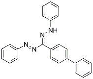 3-(4-BIPHENYLYL)-1,5-DIPHENYLFORMAZAN Struktur