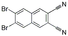 6,7-DIBROMO-2,3-NAPHTHALENEDICARBONITRILE Struktur