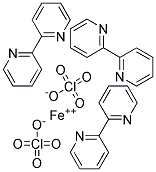 TRIS(2,2'-BIPYRIDINE)IRON(II)DIPERCHLORATE Struktur