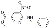 6-Benzylamino-5-nitro-nicotinic acid methyl ester Struktur