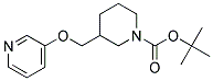 3-(Pyridin-3-yloxymethyl)-piperidine-1-carboxylic acid tert-butyl ester Struktur