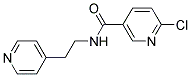 6-Chloro-N-(2-pyridin-4-yl-ethyl)-nicotinamide Struktur