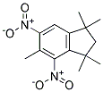 4,6-Dinitro-1,1,3,3,5-pentamethylindane Structure