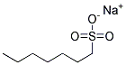 N-Heptanesulfonic acid, sodium salt Struktur