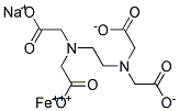 Ethylenediaminetetraacetic acid, iron, sodium salt Struktur