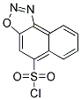 Naphtho[1,2-d]1,2,3-oxadiazole-5-sulfonyl chloride Struktur