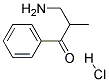 (+/-)-3-AMINO-2-METHYLPROPIOPHENONEHYDROCHLORIDE Struktur