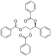 (R*,S*)-(+/-)-1-PHENYL-1,2,3-PROPANETRIYLTRIBENZOATE Structure