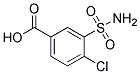 3-SULFAMOYL-4-CHLOROBENZOICACID Struktur