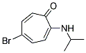 5-BROMO-2-ISOPROPYLAMINO-2,4,6-CYCLOHEPTATRIENONE Struktur