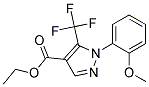 Ethyl1-(2-Methoxy-phenyl)-5-trifluoromethyl-1H-pyrazole-4-carboxylate Struktur