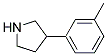 3-(3-methylphenyl)pyrrolidine Struktur