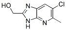 (6- chloro -5-methyl-3H-imidazo[4,5-b]pyridin-2-yl)methanol Struktur