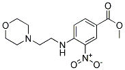 4-(2-Morpholin-4-yl-ethylamino)-3-nitro-benzoic acid methyl ester Struktur