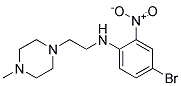 (4-Bromo-2-nitro-phenyl)-[2-(4-methyl-piperazin-1-yl)-ethyl]-amine Struktur