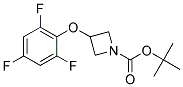 3-(2,4,6-Trifluoro-phenoxy)-azetidine-1-carboxylic acid tert-butyl ester Struktur