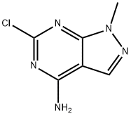 4-chloro-1,6-dimethyl-1H-pyrazolo[3,4-d]pyrimidine Struktur