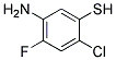 5-AMINO-2-CHLORO-4-FLUOROTHIOPHENOL Struktur