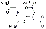 Ethylenediaminetetraacetic acid, diammonium zinc salt Struktur