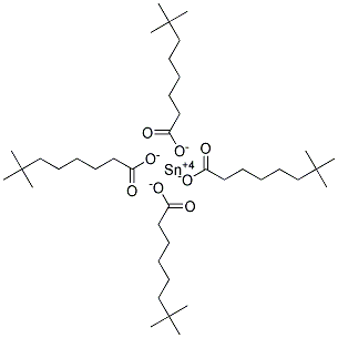 Tin neodecanoate Struktur