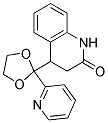 4-(2-(2-PYRIDYL)-1,3-DIOXOLAN-2-YL)-3,4-DIHYDRO-2(1H)-QUINOLINONE Struktur