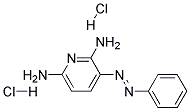 3-PHENYLAZO-2,6-PYRIDINEDIAMINEDIHYDROCHLORIDE Struktur