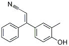 4-HYDROXY-3-METHYL-B-PHENYLCINNAMONITRILE Struktur