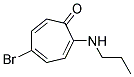 5-BROMO-2-PROPYLAMINO-2,4,6-CYCLOHEPTATRIENONE Struktur