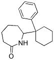 7-(1-PHENYLCYCLOHEXYL)HEXAHYDRO-2-AZEPINONE Struktur