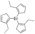 Tris(ethylcyclopentadienyl)erbium Struktur