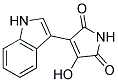 3-hydroxy-4-(1H-indol-3-yl)-1H-pyrrole-2,5-dione Struktur