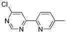 4-Chloro-6-(5-methyl-pyridin-2-yl)-pyrimidine Struktur