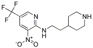 (3-Nitro-5-trifluoromethyl-pyridin-2-yl)-(2-piperidin-4-yl-ethyl)-amine Struktur