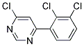 4-Chloro-6-(2,3-dichloro-phenyl)-pyrimidine Struktur