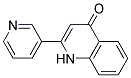 2-pyridin-3-ylquinolin-4(1H)-one Struktur