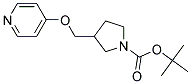 3-(Pyridin-4-yloxymethyl)-pyrrolidine-1-carboxylic acid tert-butyl ester Struktur