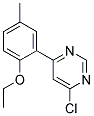 4-Chloro-6-(2-ethoxy-5-methyl-phenyl)-pyrimidine Struktur