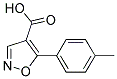 5-(4-methylphenyl)isoxazole-4-carboxylic acid Struktur