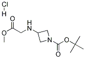 (S)-(N-TERT-BUTYLOXYCARBONYL-AZETIDIN-3-YL)-GLYCINE METHYL ESTER HYDROCHLORIDE Struktur