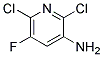 3-AMINO-2,6-DICHLORO-5-FLUOROPYRIDINE Struktur