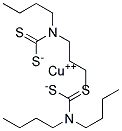 Di-n-butyldithiocarbamic acid, copper salt Struktur